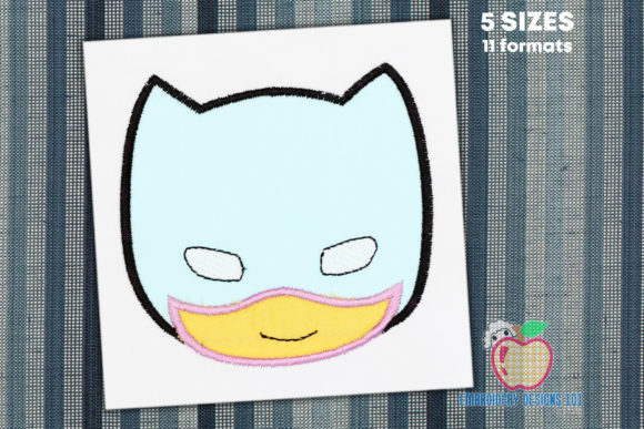 Cartoon Super Hero Kid Applique Review