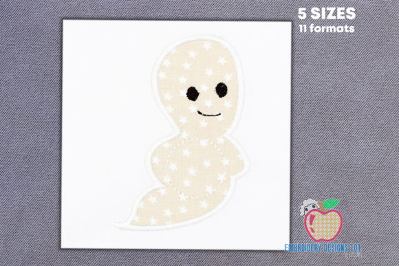 Ghost with Monogram: Apparel Embroidery Review