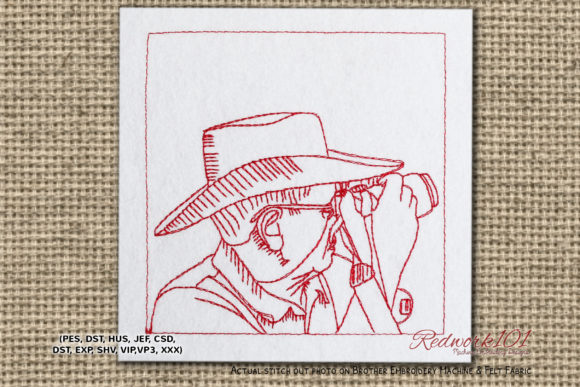 Photographer with Hat: Embroidery Design Review