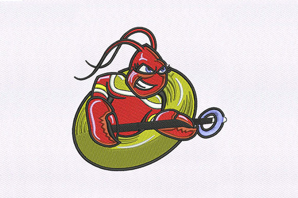 Red Lobster: A Festive Touch for Seasonal Embroidery