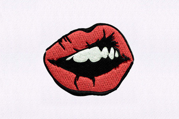 Succulent Red Lips: A Holiday Embroidery Review