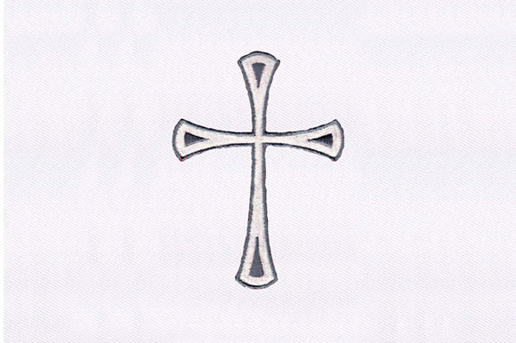 White and Gray Cross: A Subtle Yet Impactful Design